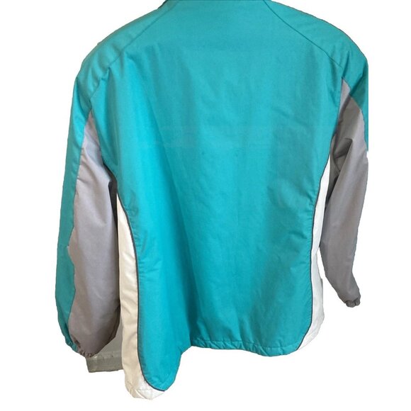 Women’s BELOW ZERO Rain Jacket Size XL Rothschild Full Zip Blue Green Lined - Picture 6 of 13